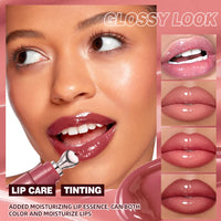 Watery Crystal Jelly Tinted Lip Serum for Hydrated Glossy Lips