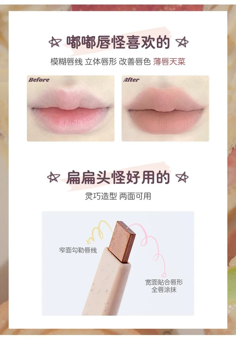 Matte Long-Lasting Mechanical Lip Liner Pencil - 10