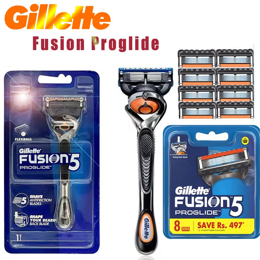 5-Blade Precision Men's Shaving Razor with Flexball Technology