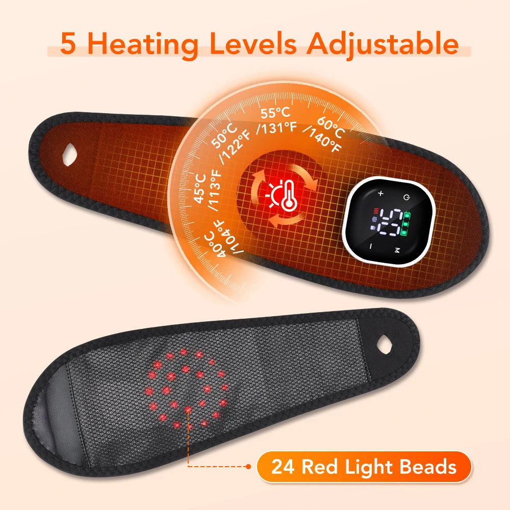 Heated Vibrating Ankle and Wrist Support Wrap - 37