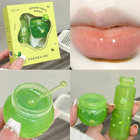 Hydrating Fruit Lip Mask and Oil Set for Soft Lips