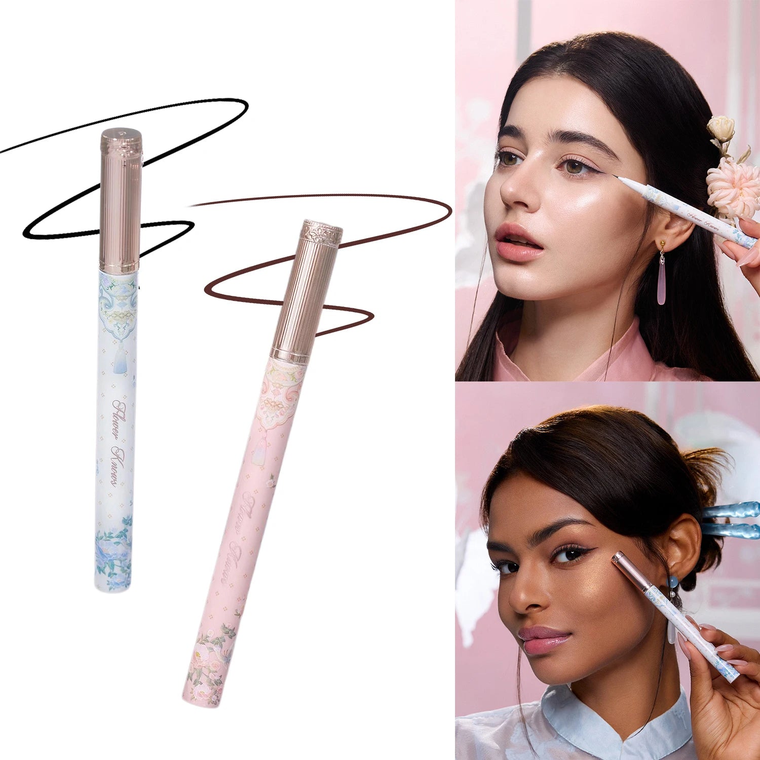 Waterproof Precision Liquid Eyeliner for Long-Lasting Wear - 1
