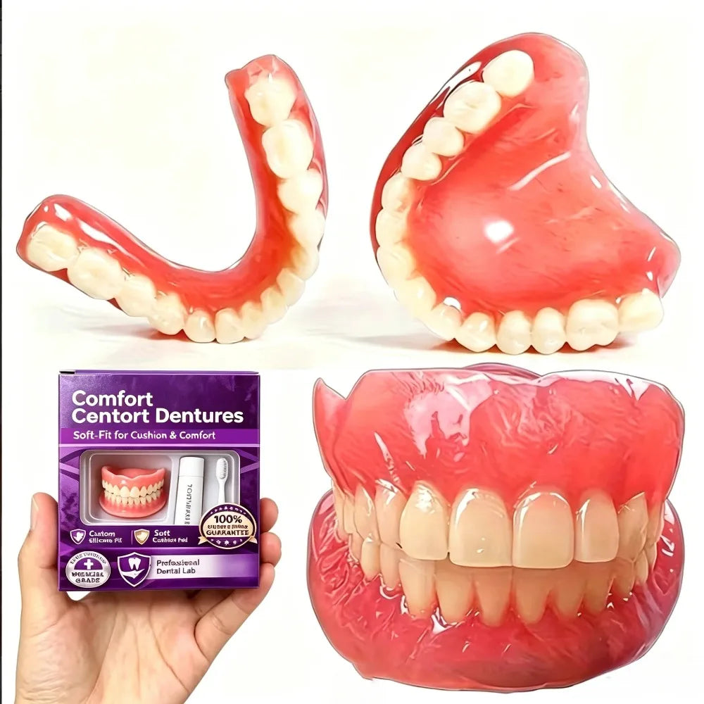 Comfort Fit Silicone Dentures for Instant Smile - 8