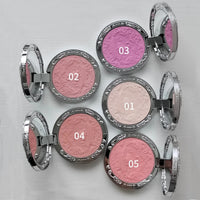 Embossed Matte Finish Powder Blush for Long-Lasting Natural Glow