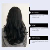 Instant Temporary Black Hair Color Spray for Roots and Styling