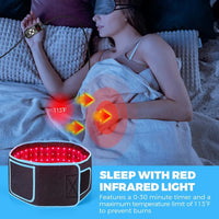 Infrared Red Light Therapy Belt for Pain Relief and Recovery