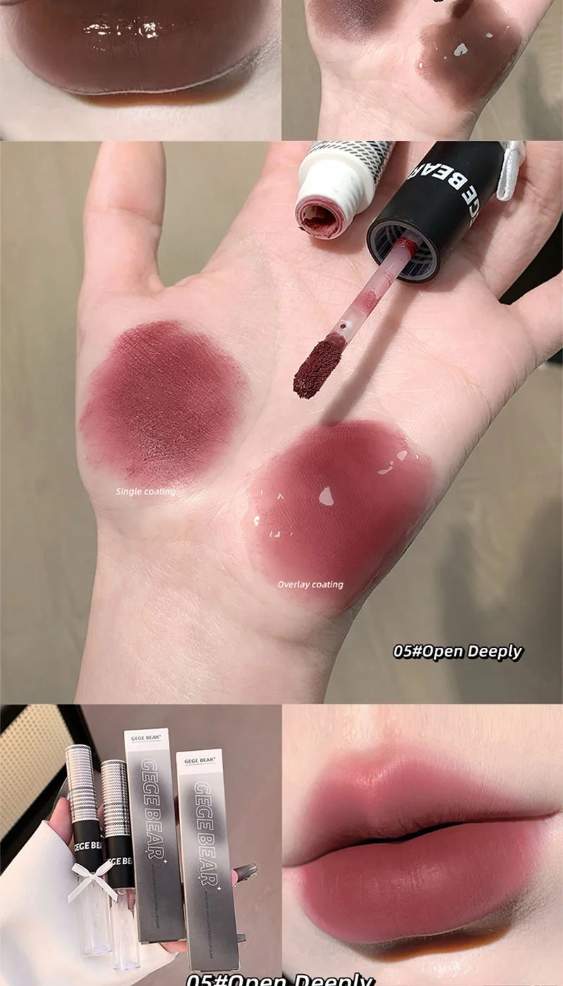 Dual-Ended Water-Matte Lip Tint and Gloss - 16