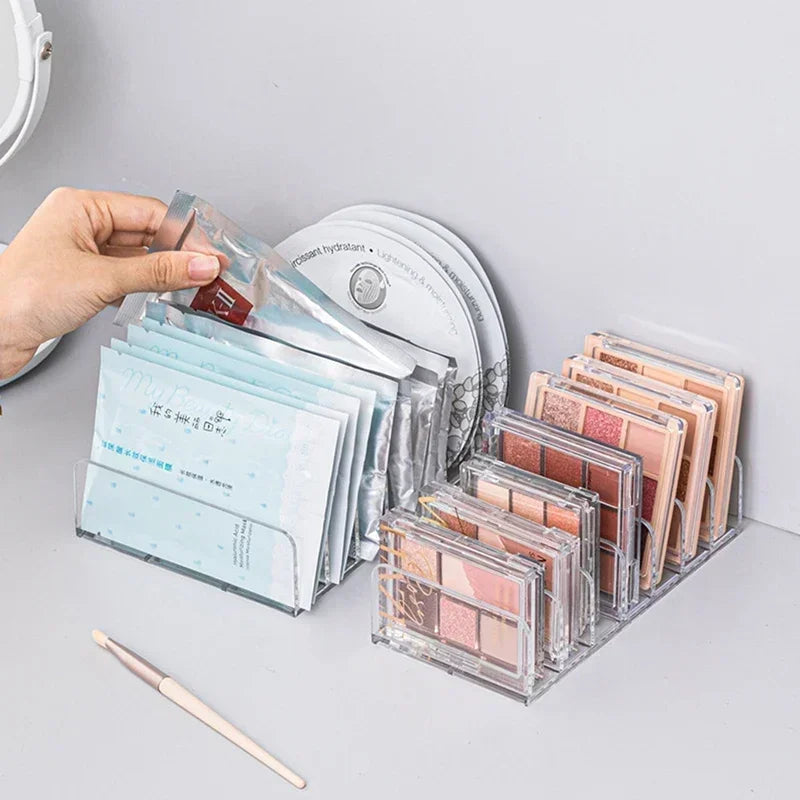 7-Compartment Makeup Palette Organizer for Vanity - 9
