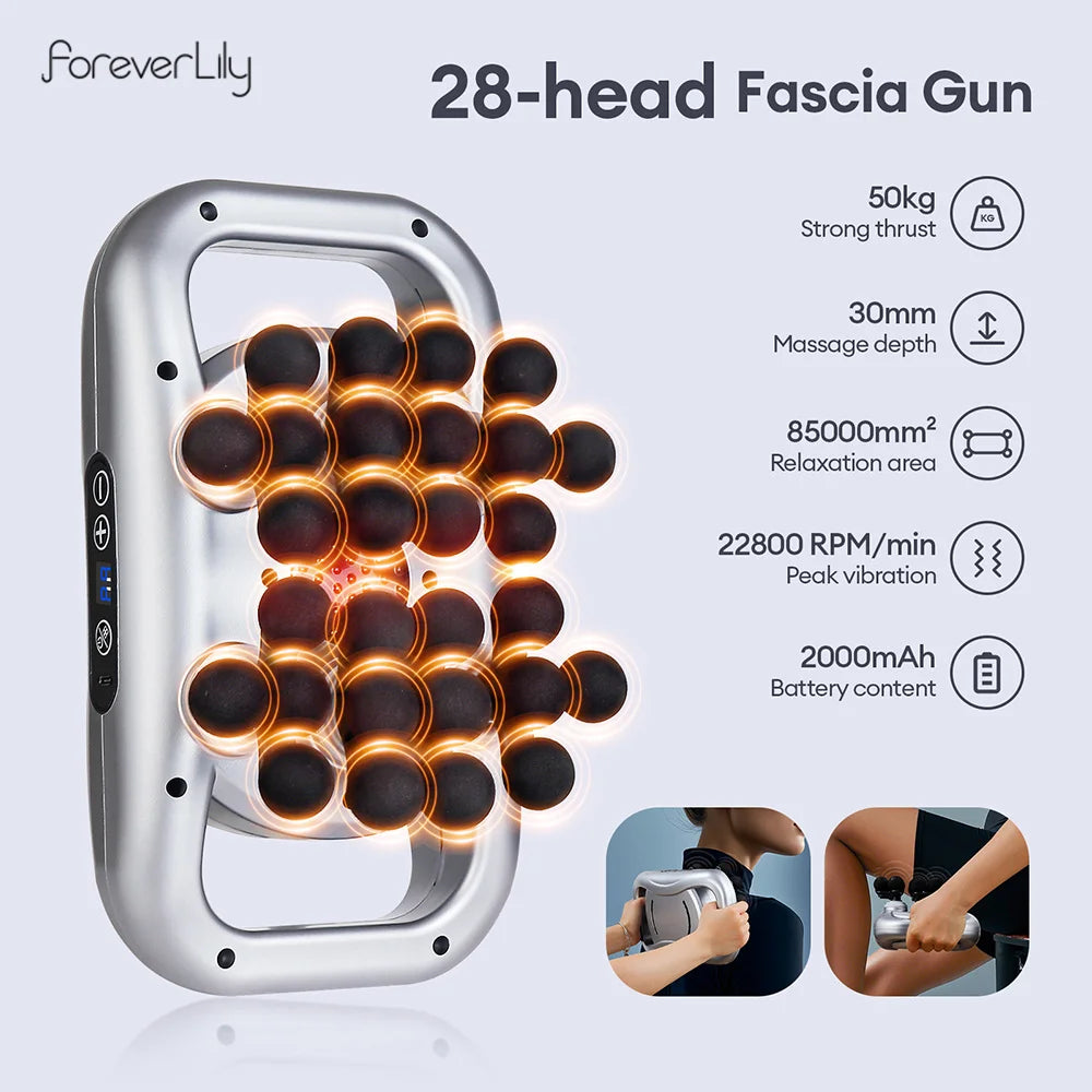 48-Head Deep Tissue Body Massage Gun - 9