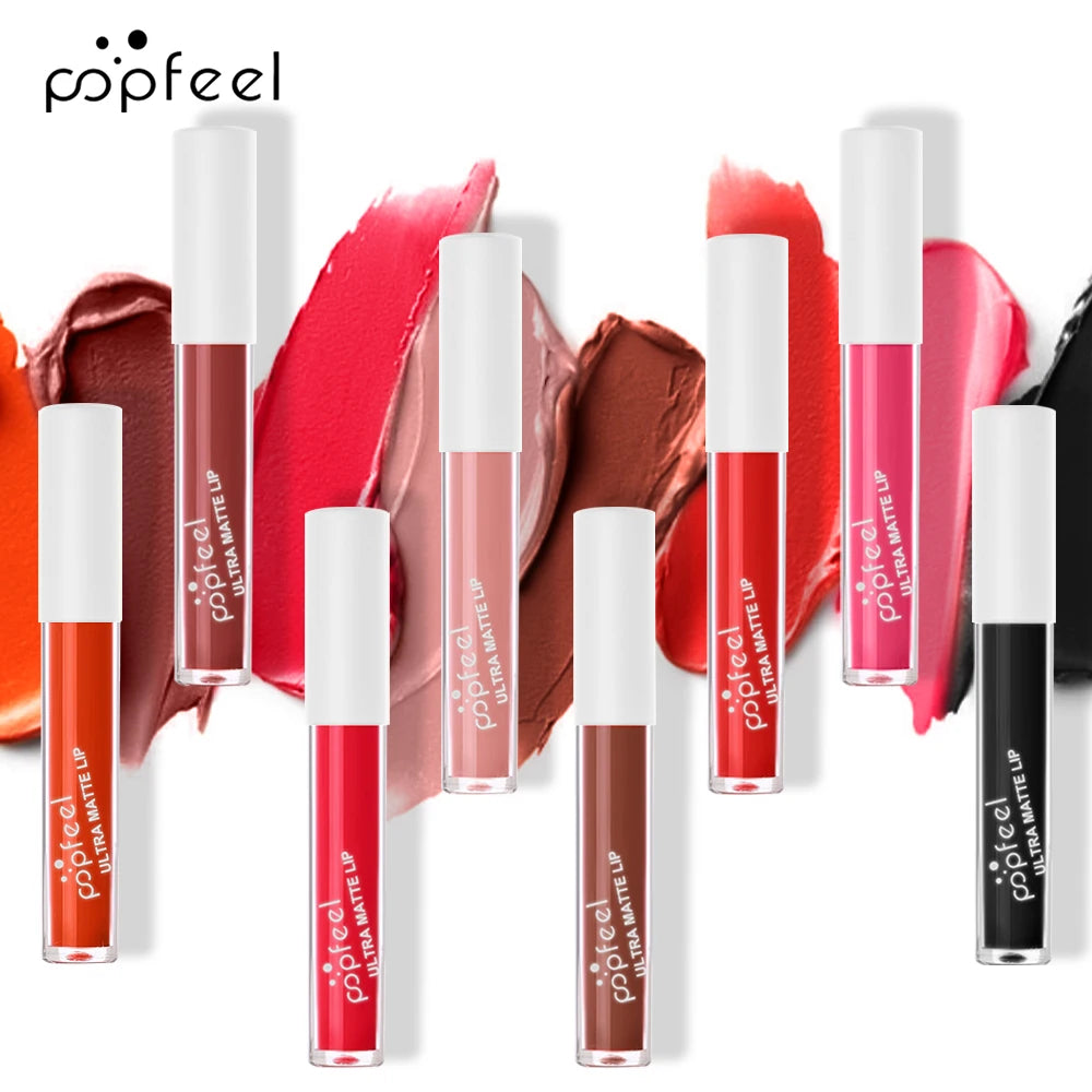 Long-Lasting Black Matte Liquid Lipstick - 4