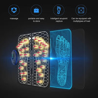 Electric EMS Foot Massager Pad for Muscle Relief