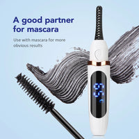 Electric Heated Eyelash Curler for Long-Lasting Natural Lift