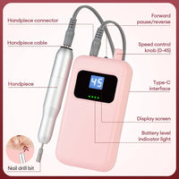 Professional Portable Electric Nail Drill Kit