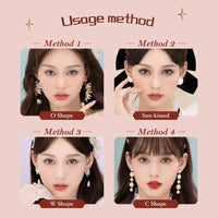 Embossed Strawberry Rococo Makeup Blush Powder