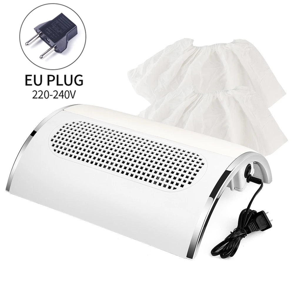 3-Fan Professional Nail Dust Collector & Vacuum Cleaner - 32