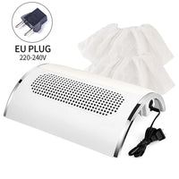 3-Fan Professional Nail Dust Collector & Vacuum Cleaner