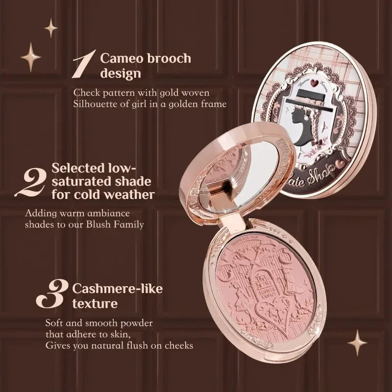 Long-Lasting Embossed Matte Powder Blush - 2