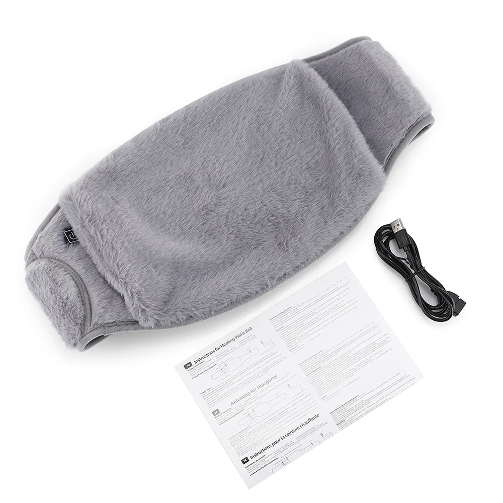 Electric Heated Abdomen and Hand Warmer Belt - 18