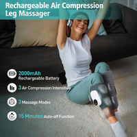 Wireless Heated Calf Massager for Pain Relief