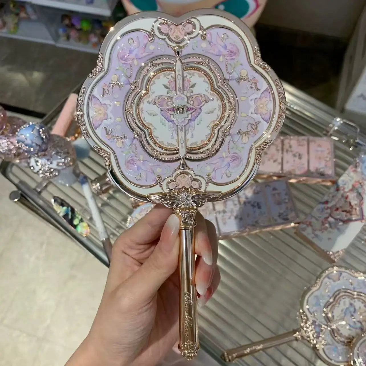 Enchanted Handheld Makeup Mirror for Precise Beauty - 35