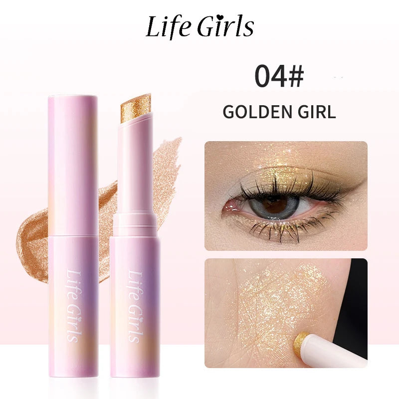 Water-Gloss Shimmer Eyeshadow Stick for Long-Lasting Makeup - 20