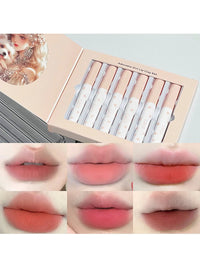 Matte Velvet Lip Clay Set for Long-Lasting Waterproof Wear