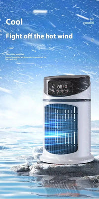 Portable USB Desktop Air Cooling Fan with Humidifier