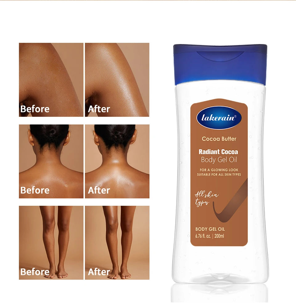 Radiant Cocoa Body Oil Gel for Glowing Hydrated Skin - 12