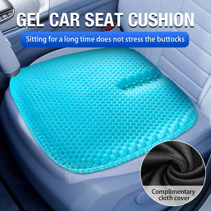 Breathable Honeycomb Gel Seat Cushion for Pain Relief