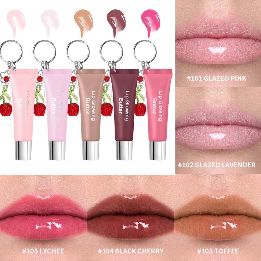 Hydrating Lip Glowing Butter with Keychain - 1