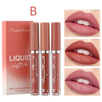 3-Piece Waterproof Matte Liquid Lipstick Set