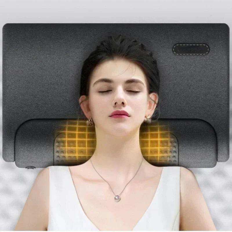 Electric Heated Cervical Neck Traction & Massage Pillow - 6