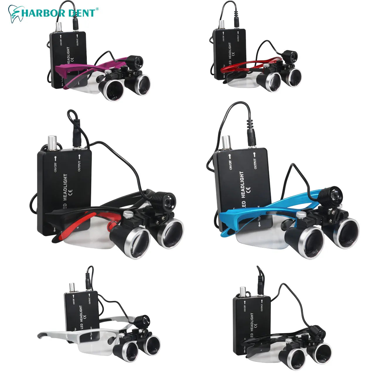 Professional Surgical Dental Loupes with LED Headlight - 5
