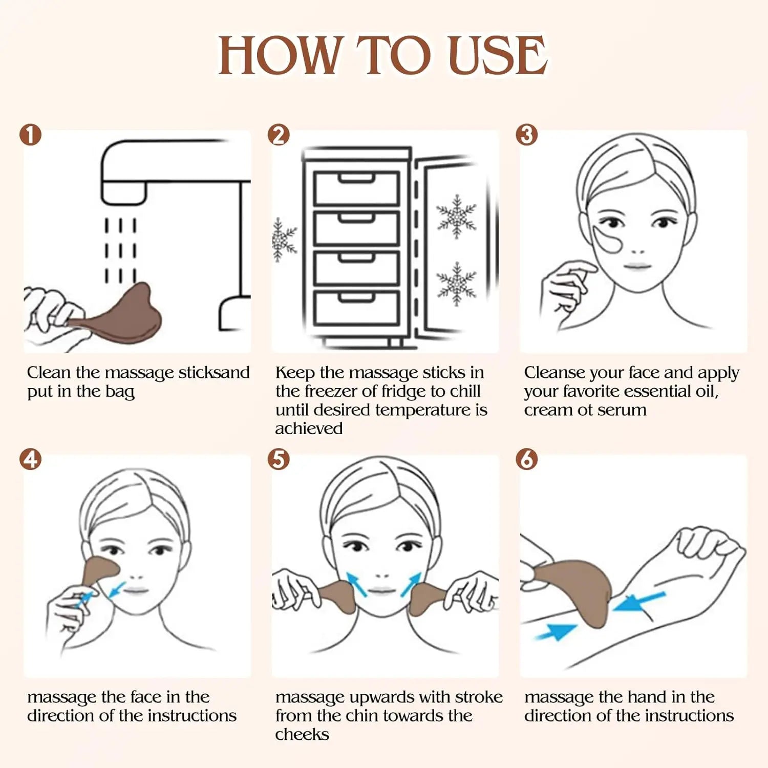 Stainless Steel Cooling Facial Cryo Sticks for Skin Tightening - 4