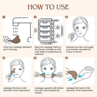 Stainless Steel Cooling Facial Cryo Sticks for Skin Tightening
