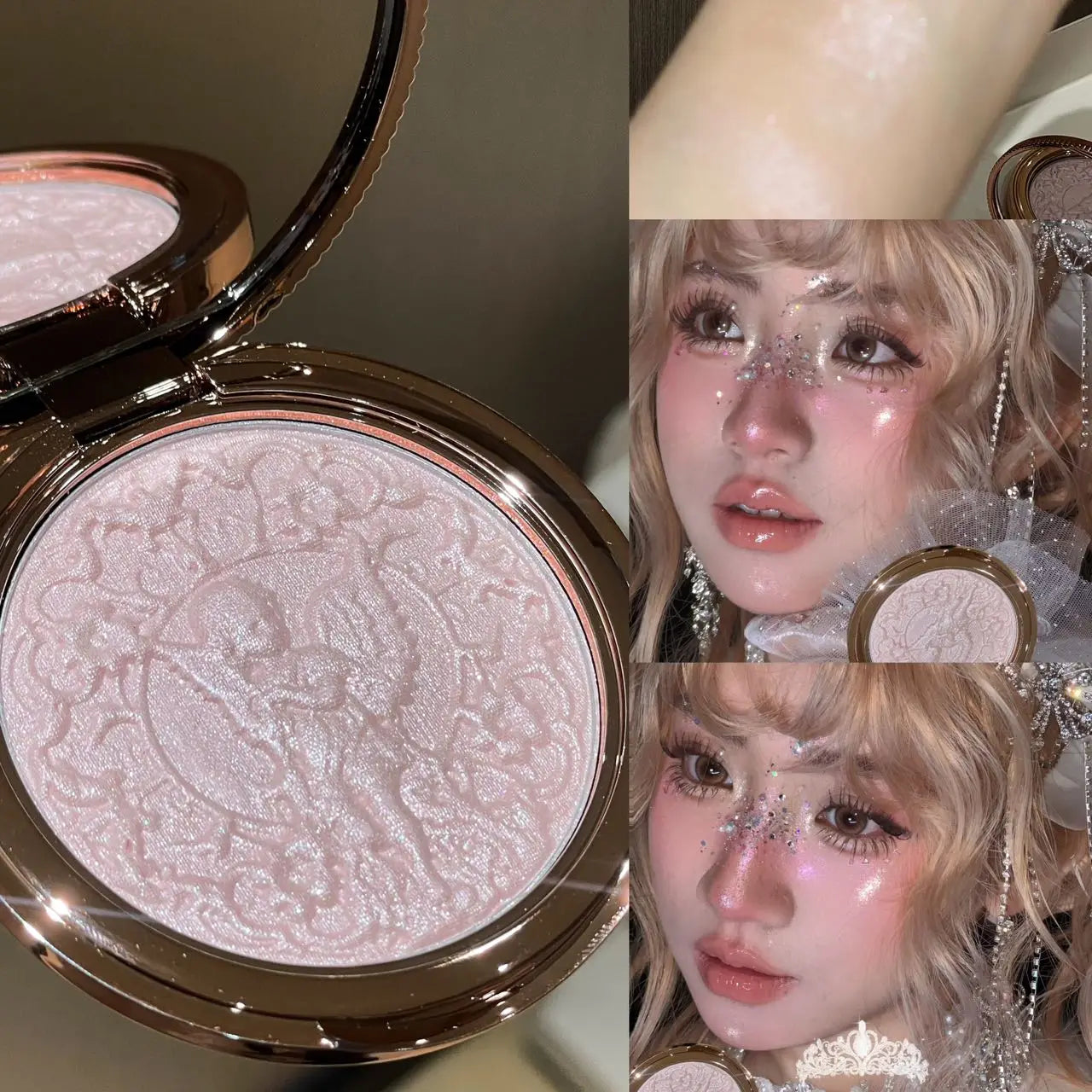 Little Angel Pearl Glow Highlighter Palette - 19