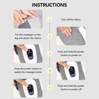 Wireless Air Compression Massager for Leg and Arm Pain Relief