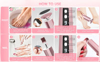 2-in-1 Electric Foot Callus Remover and Nail Polisher