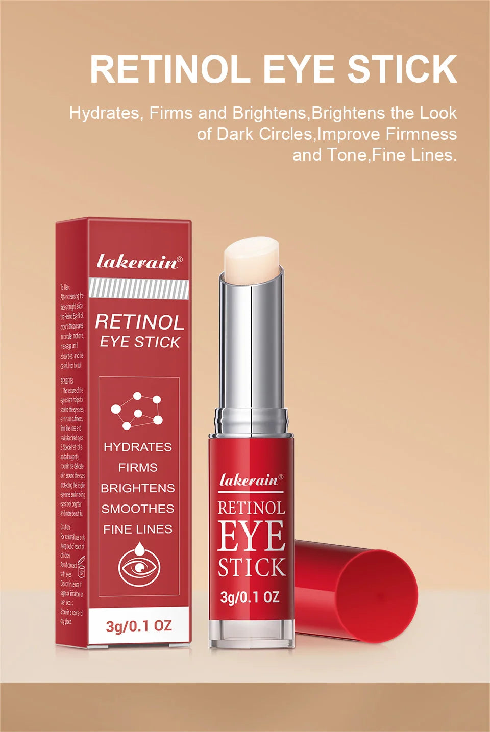 Anti-Aging Retinol Eye Stick for Dark Circles and Fine Lines - 7
