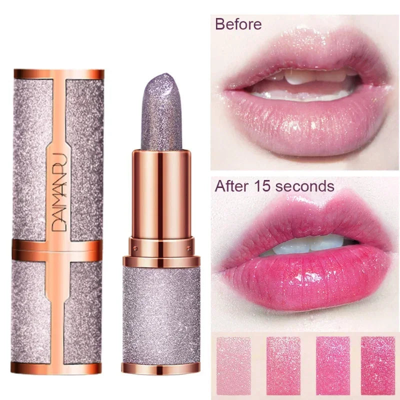 Color-Changing Glitter Jelly Lipstick - 2