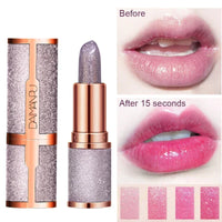 Color-Changing Glitter Jelly Lipstick