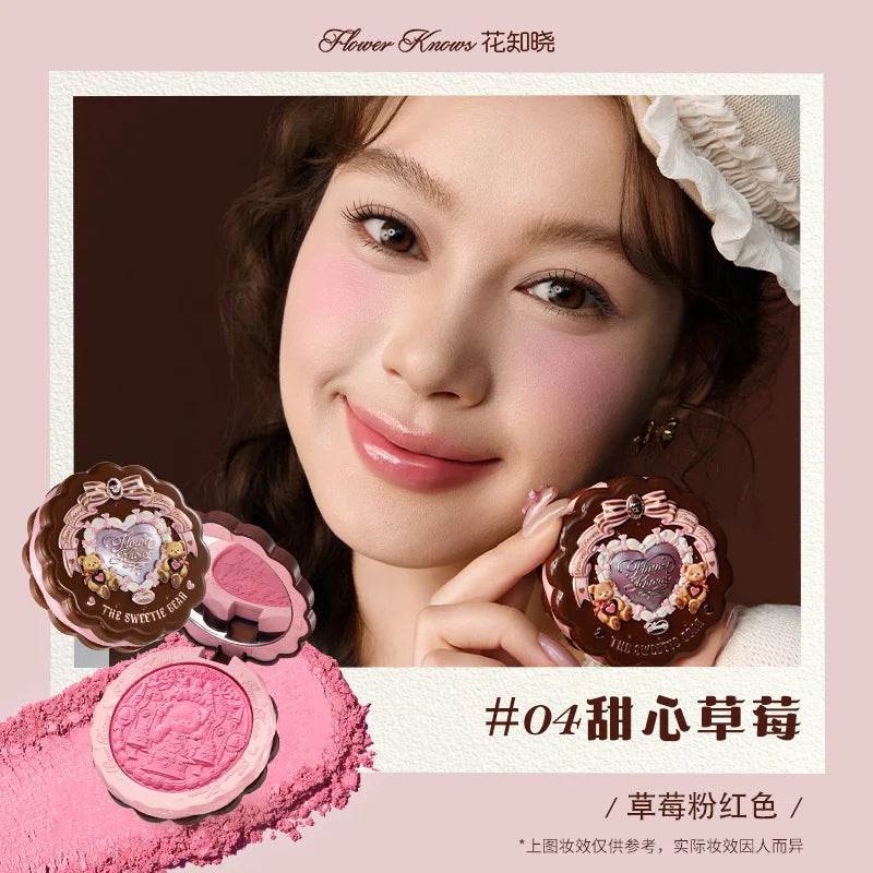 Matte Finish Silk Satin Blush Powder for Cheeks - 34