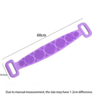 Dual-Sided Silicone Back Scrubber for Deep Exfoliation