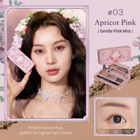 Long-Lasting Matte Eyebrow Powder Palette