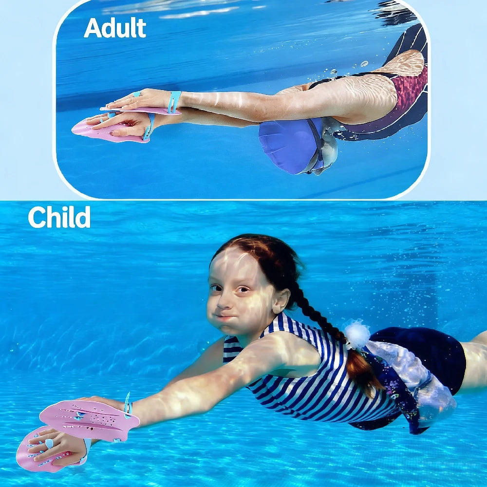 Swimming Training Hand Paddles with Adjustable Straps - 10