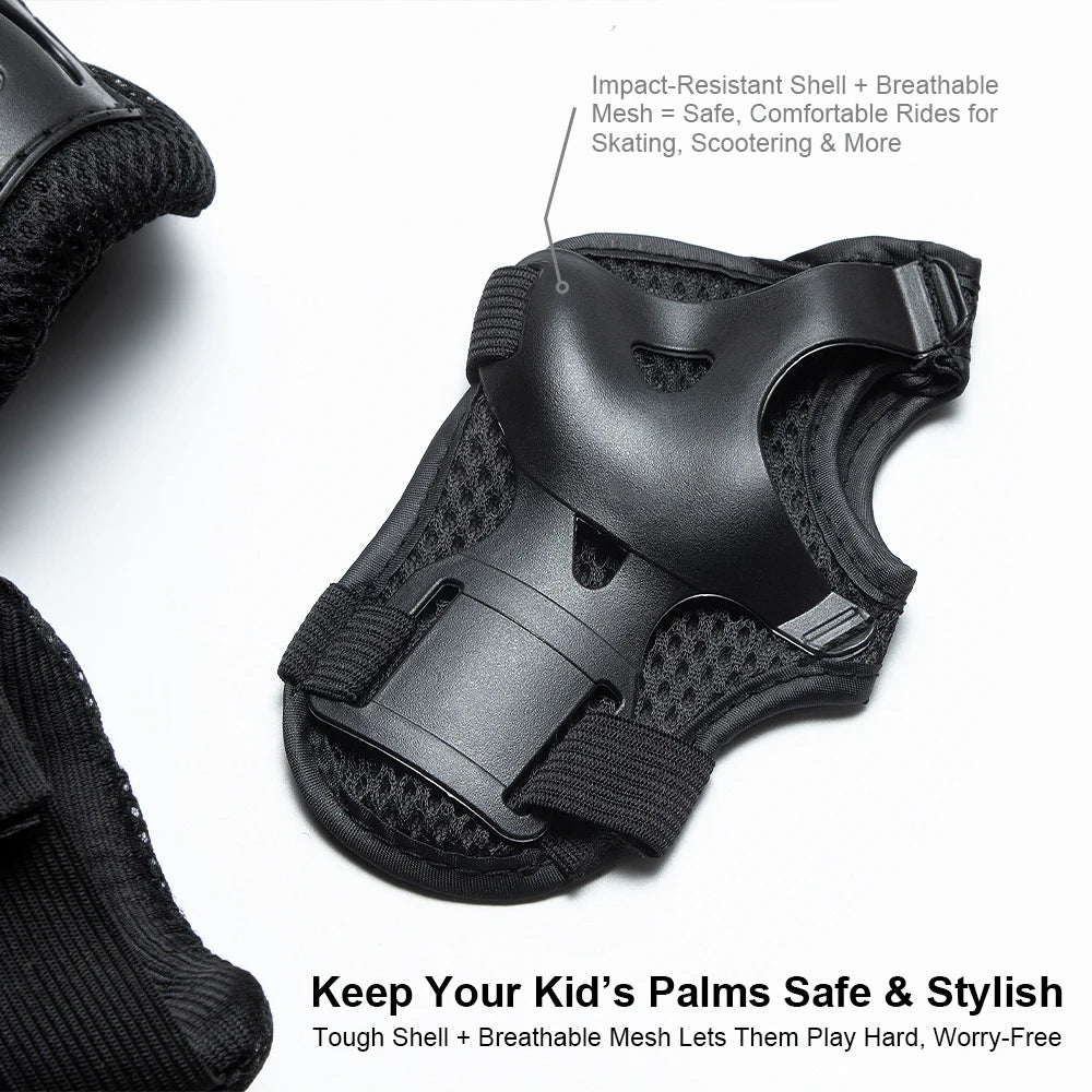 7-Piece Kids Protective Gear and Helmet Set - 3