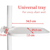 Dental Chair Instrument Tray with Column Mounting