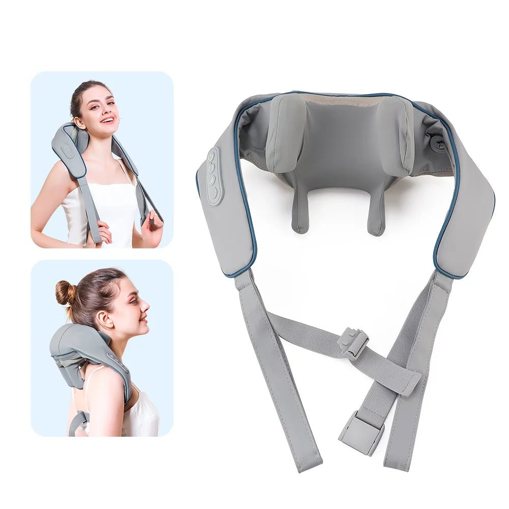Wireless Shiatsu Neck and Shoulder Massage Shawl - 13