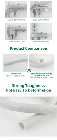 2-Meter Dental Suction Replacement Tubing Hose