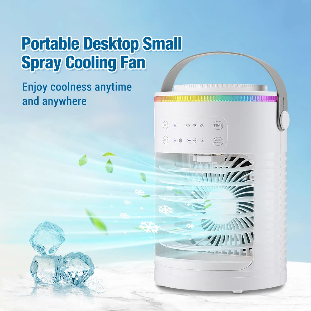 Portable Desktop Air Cooler and Humidifier Fan - 18